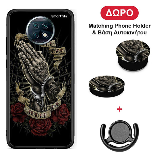 Judge By God - Xiaomi Redmi Note 9T θήκη + Δώρο Phone Holder & Βάση Αυτοκινήτου