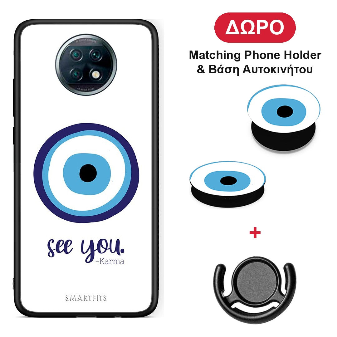 Karma Says - Xiaomi Redmi Note 9T θήκη + Δώρο Phone Holder & Βάση Αυτοκινήτου