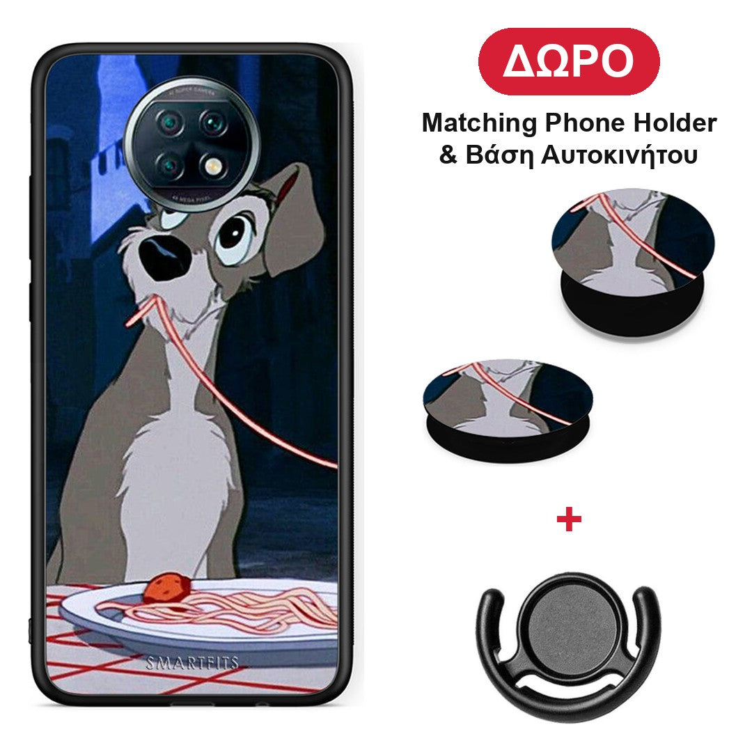 Lady And Tramp 1 - Xiaomi Redmi Note 9T θήκη + Δώρο Phone Holder & Βάση Αυτοκινήτου
