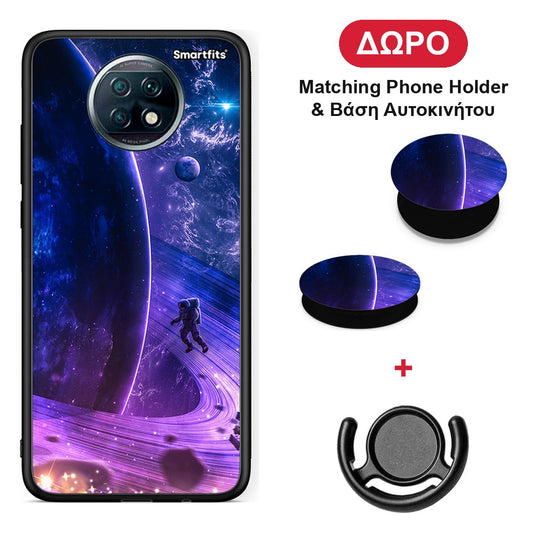 Lost Astronaut - Xiaomi Redmi Note 9T θήκη + Δώρο Phone Holder & Βάση Αυτοκινήτου