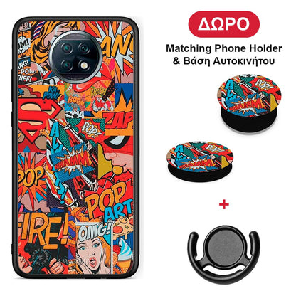 PopArt OMG - Xiaomi Redmi Note 9T θήκη + Δώρο Phone Holder & Βάση Αυτοκινήτου