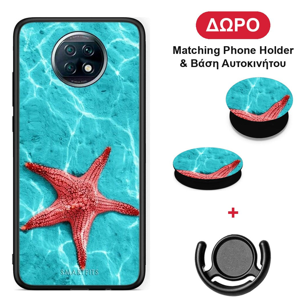 Red Starfish - Xiaomi Redmi Note 9T θήκη + Δώρο Phone Holder & Βάση Αυτοκινήτου