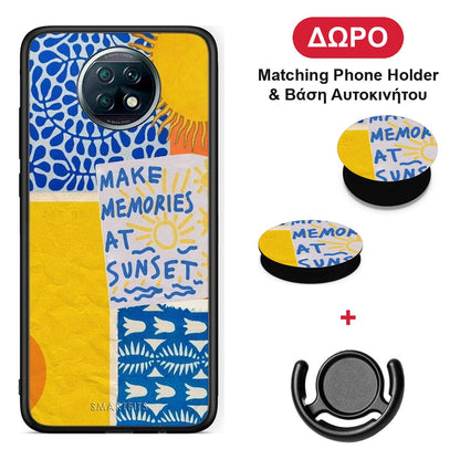 Sunset Memories - Xiaomi Redmi Note 9T θήκη + Δώρο Phone Holder & Βάση Αυτοκινήτου