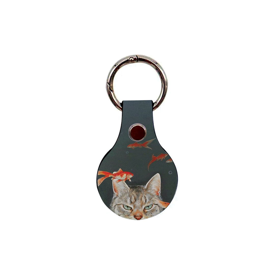 Cat Goldfish - AirTag Θήκη