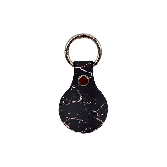 Marble Black Rosegold - AirTag Θήκη