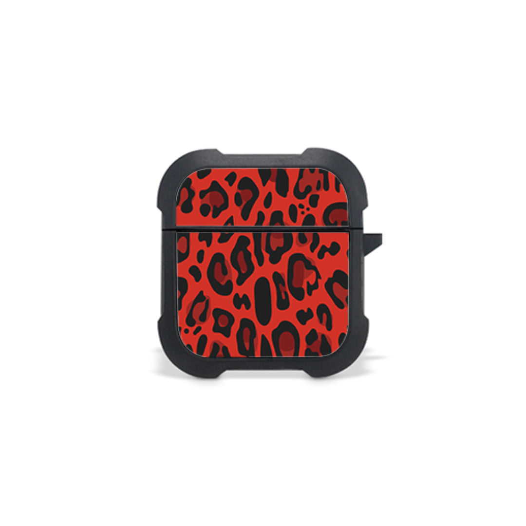 Animal Red Leopard - Airpods 1, 2 Θήκη