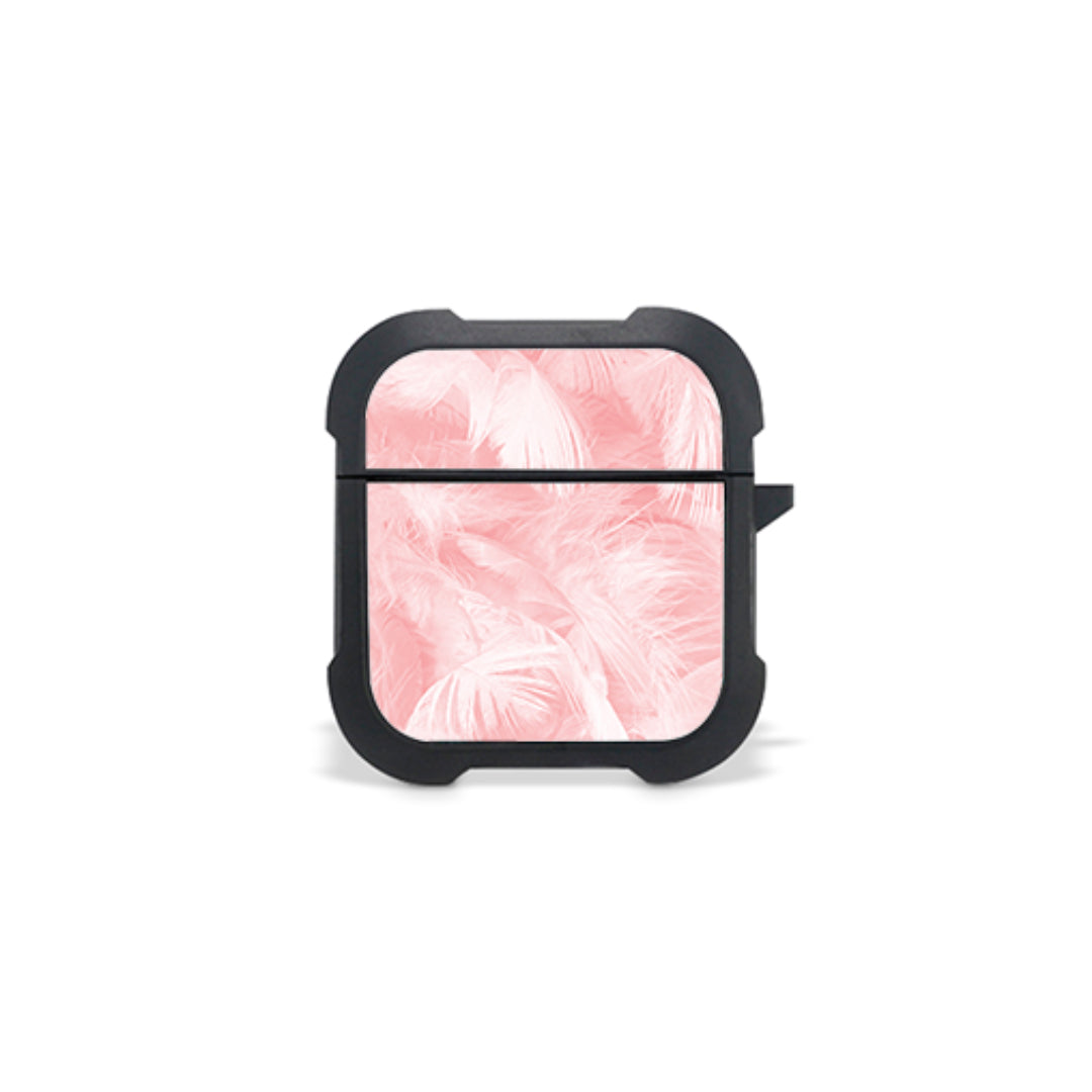 Boho Pink Feather - Airpods 1, 2 Θήκη
