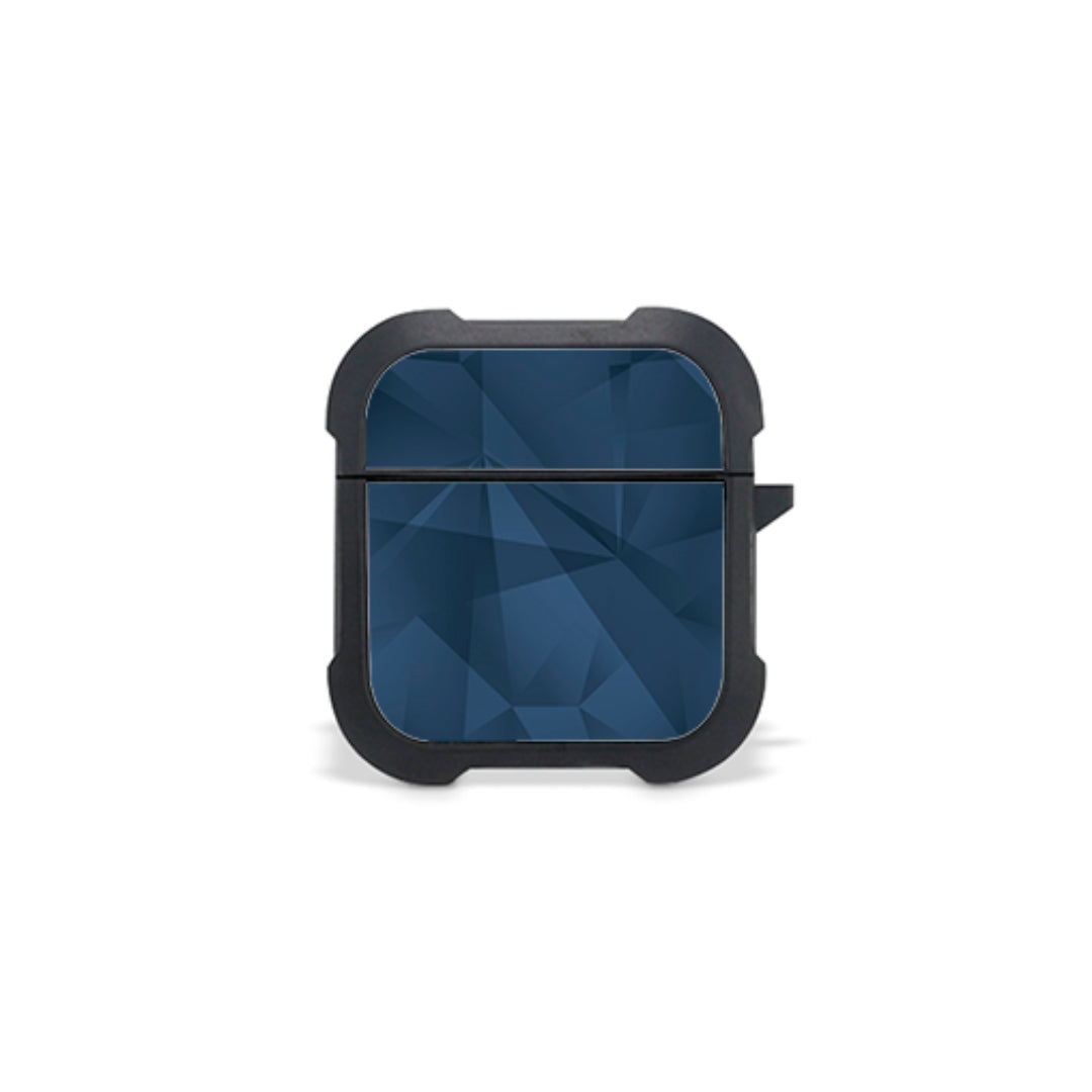 Geometric Blue Abstract - Airpods 1, 2 Θήκη