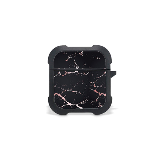 Marble Black Rosegold - Airpods 1, 2 Θήκη