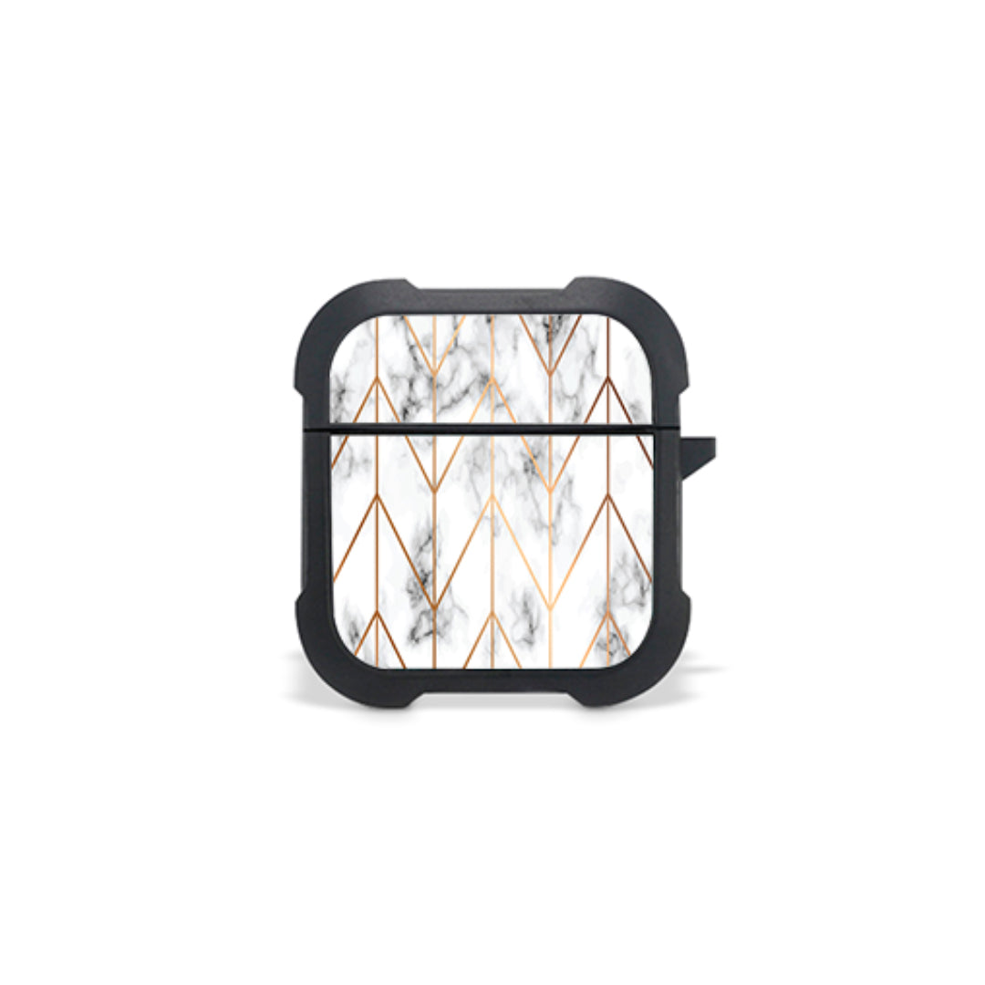 Marble Gold Geometric - Airpods 1, 2 Θήκη