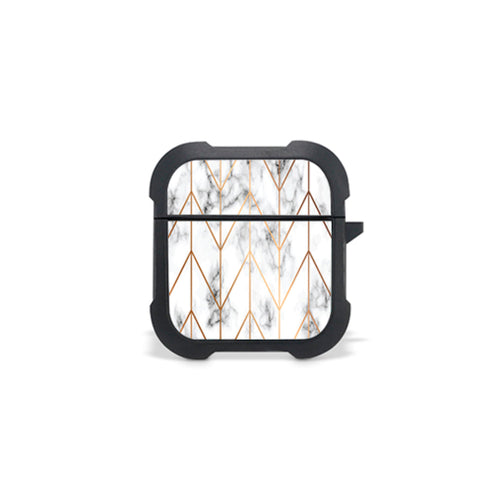 Marble Gold Geometric - Airpods 1, 2 Θήκη