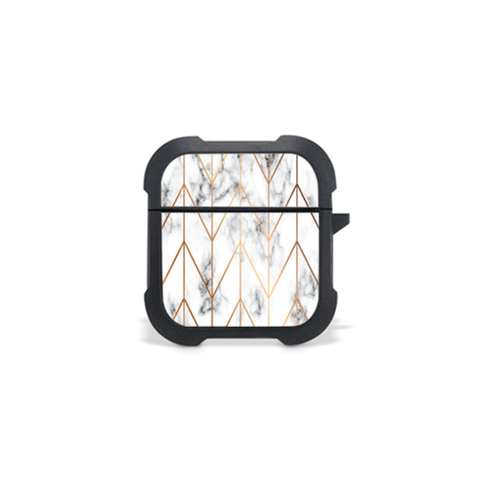 Marble Gold Geometric - Airpods 1, 2 Θήκη