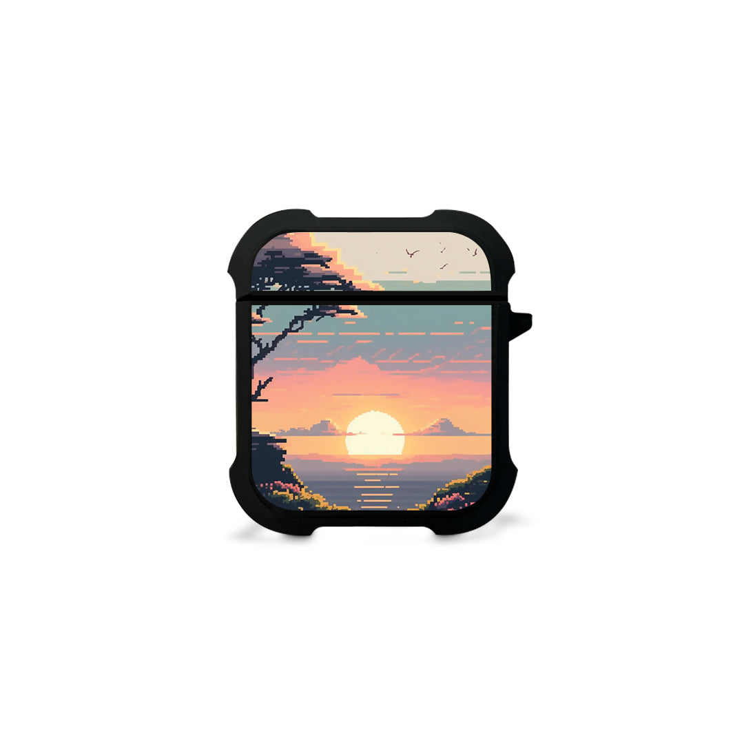 Pixel Sunset - Airpods 1, 2 Θήκη