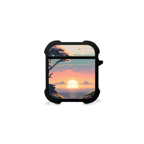 Pixel Sunset - Airpods 1, 2 Θήκη