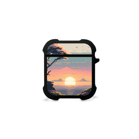 Pixel Sunset - Airpods 1, 2 Θήκη