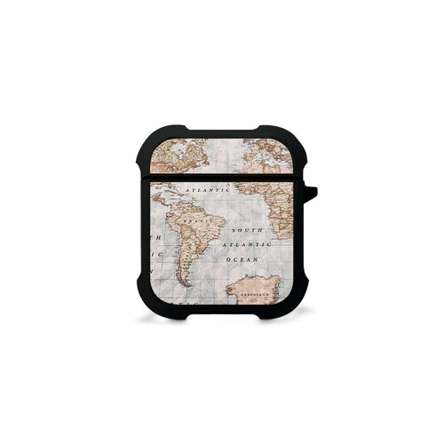 World Map - Airpods 1, 2 Θήκη