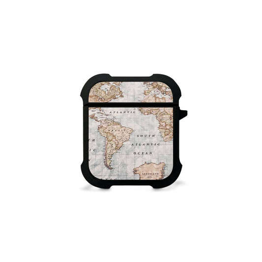 World Map - Airpods 1, 2 Θήκη