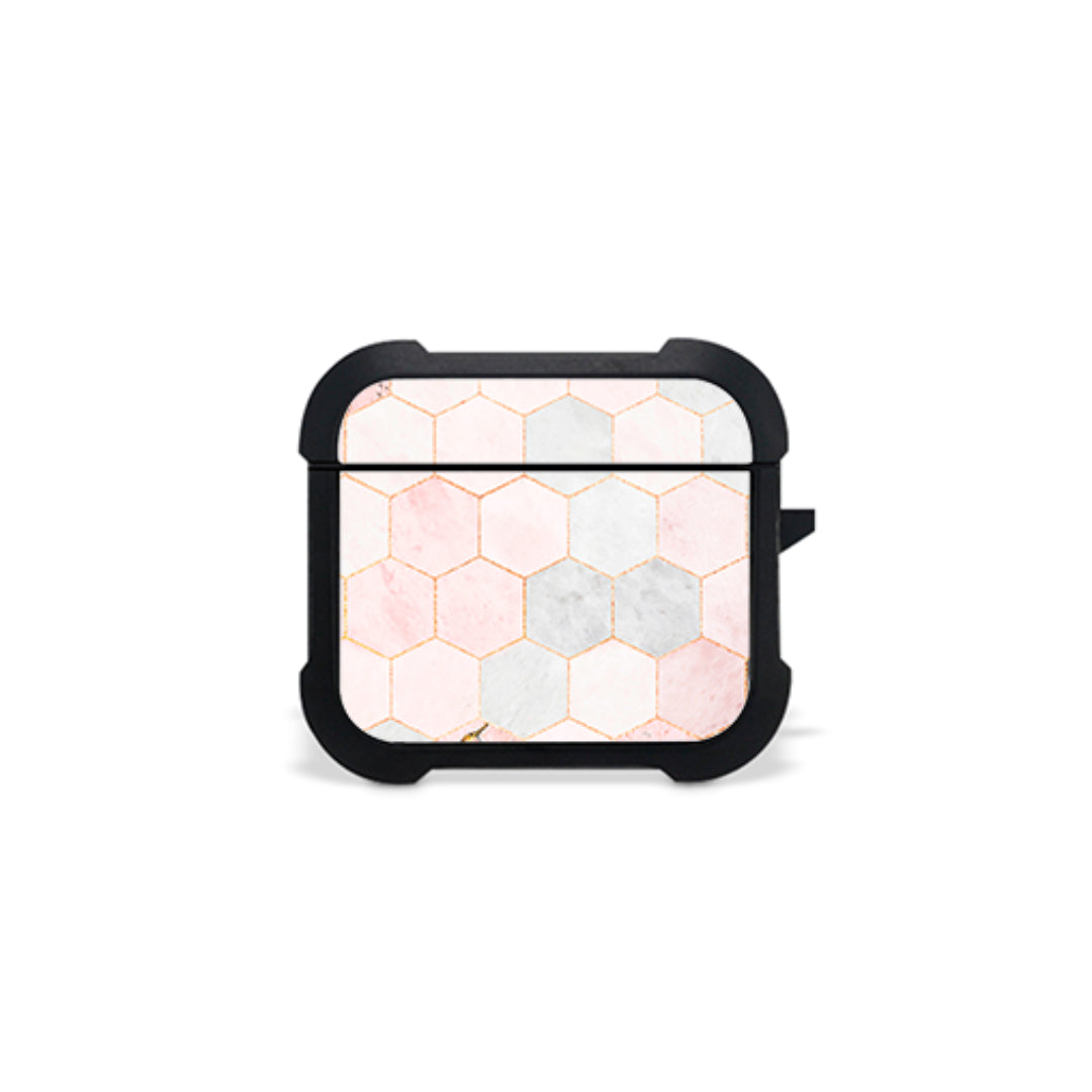 Marble Hexagon Pink - Airpods 3 Θήκη