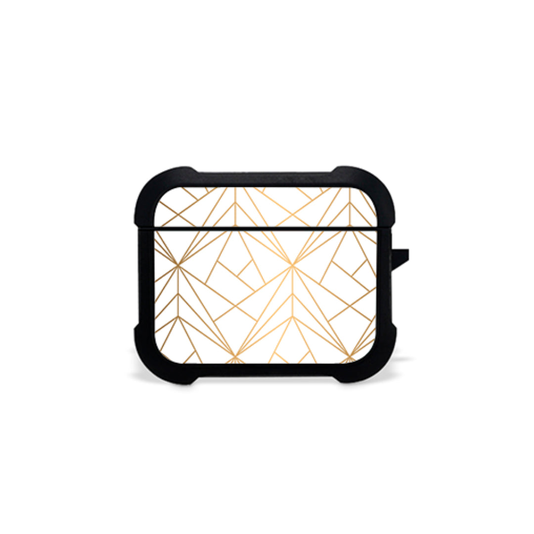Geometric Luxury White - Airpods Θήκη