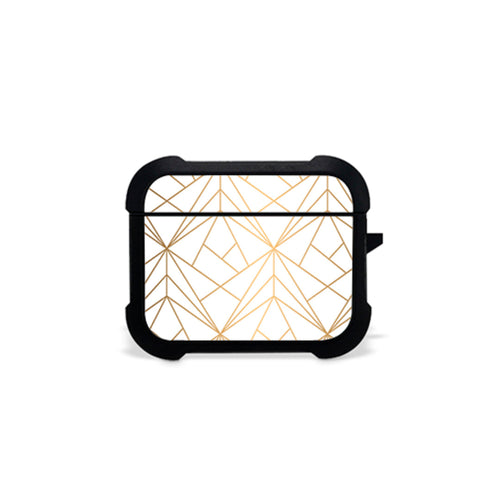 Geometric Luxury White - Airpods Θήκη