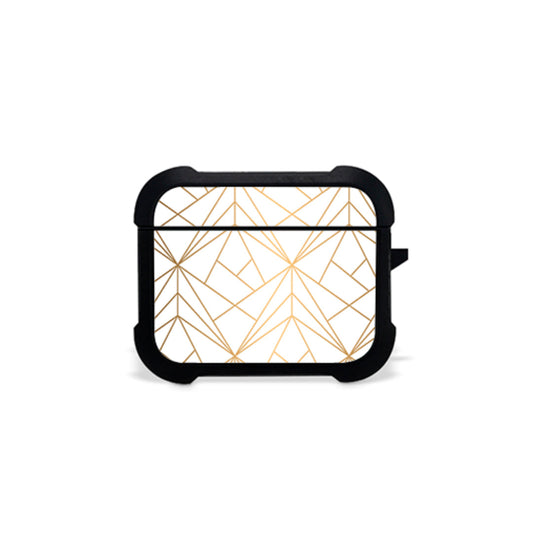 Geometric Luxury White - Airpods Θήκη