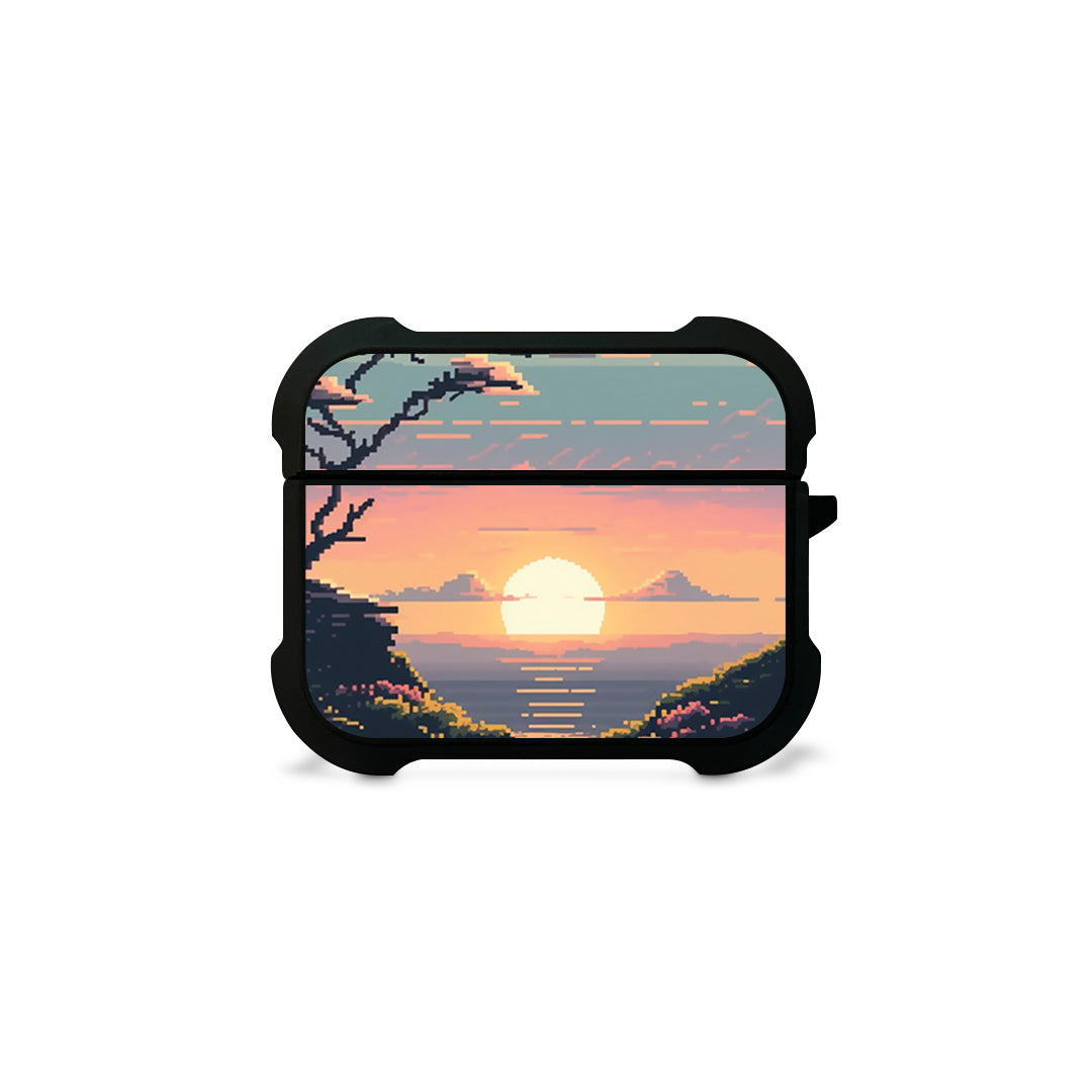 Pixel Sunset - Airpods Θήκη