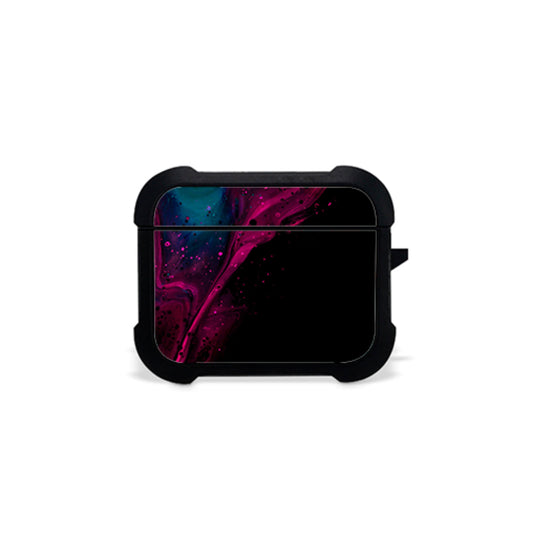 Watercolor Pink Black - Airpods Θήκη