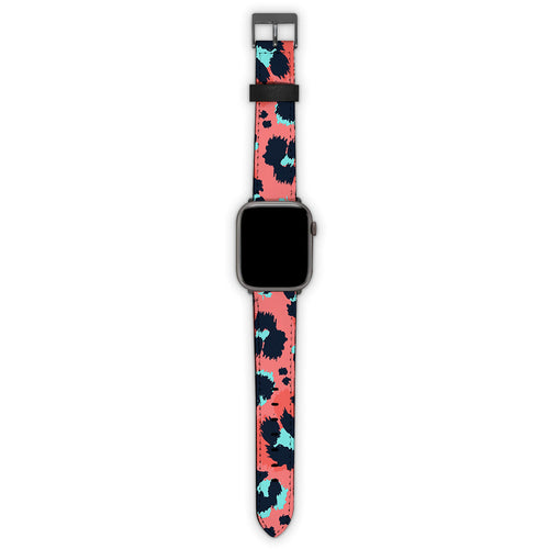 Λουράκι Apple Watch 38/40/41mm με χρώμα Animal Pink Leopard – Smartfits