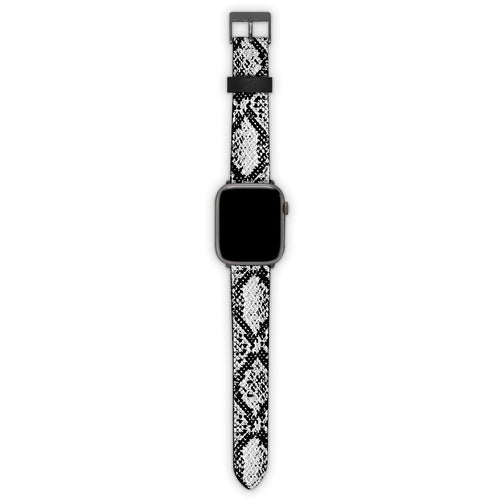Λουράκι Smartwatch με χρώμα Animal White Snake – Smartfits