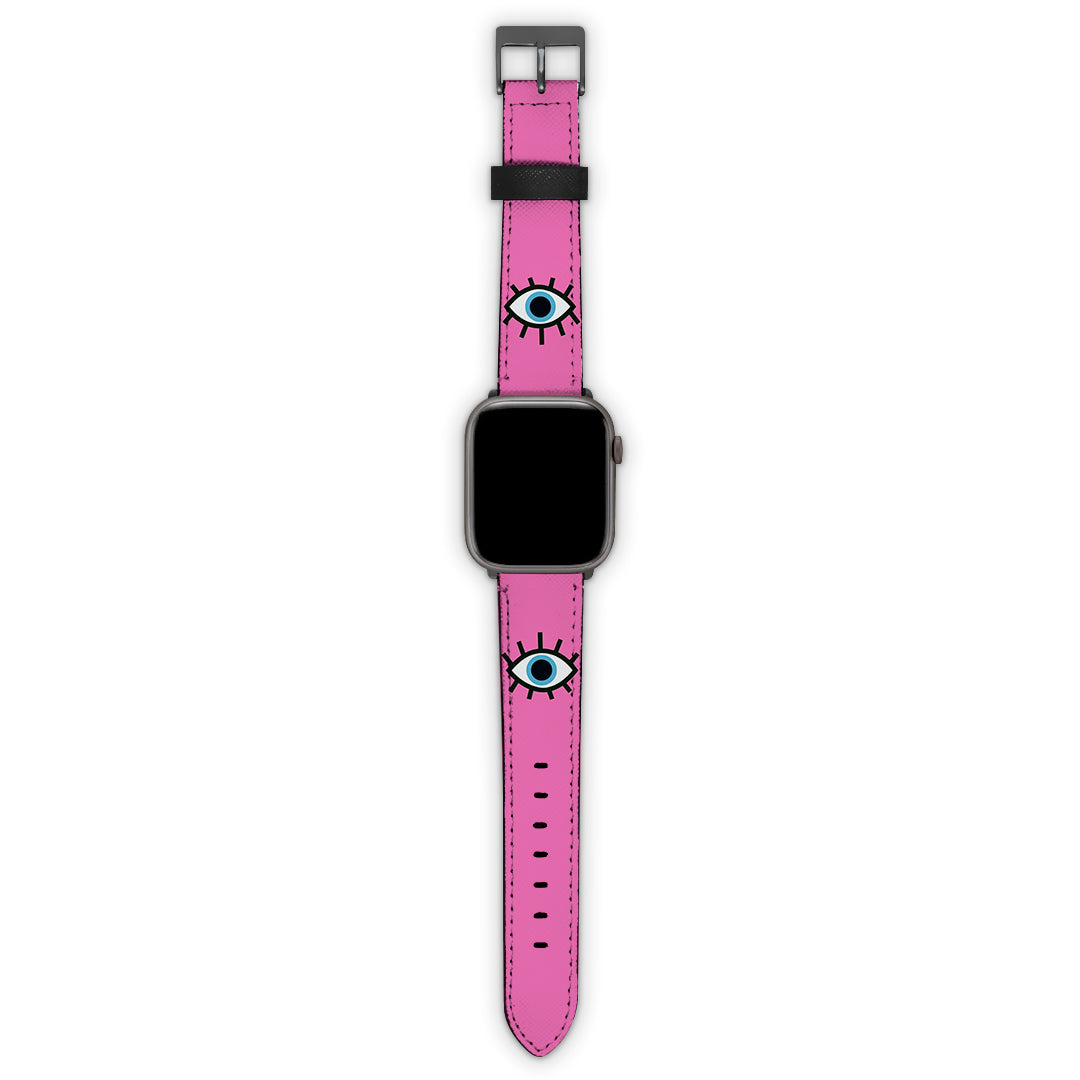 Λουράκι Smartwatch με χρώμα Blue Eye Pink – Smartfits