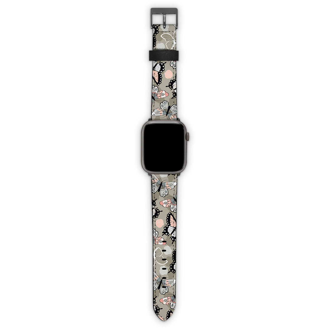 Λουράκι 20mm Samsung / Huawei / Honor / Xiaomi / Garmin με χρώμα Boho Butterflies – Smartfits