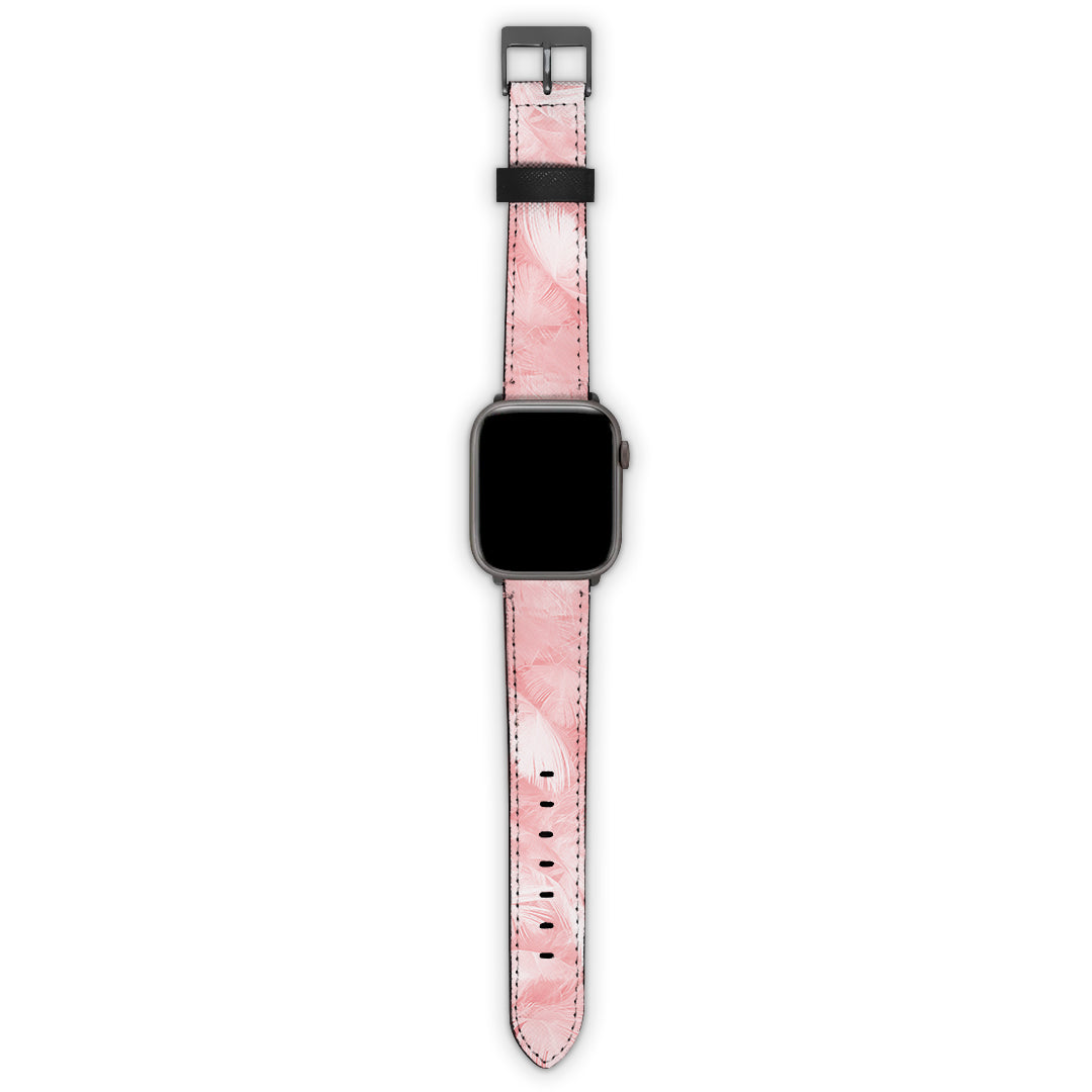 Λουράκι Smartwatch με χρώμα Boho Pink Feather – Smartfits