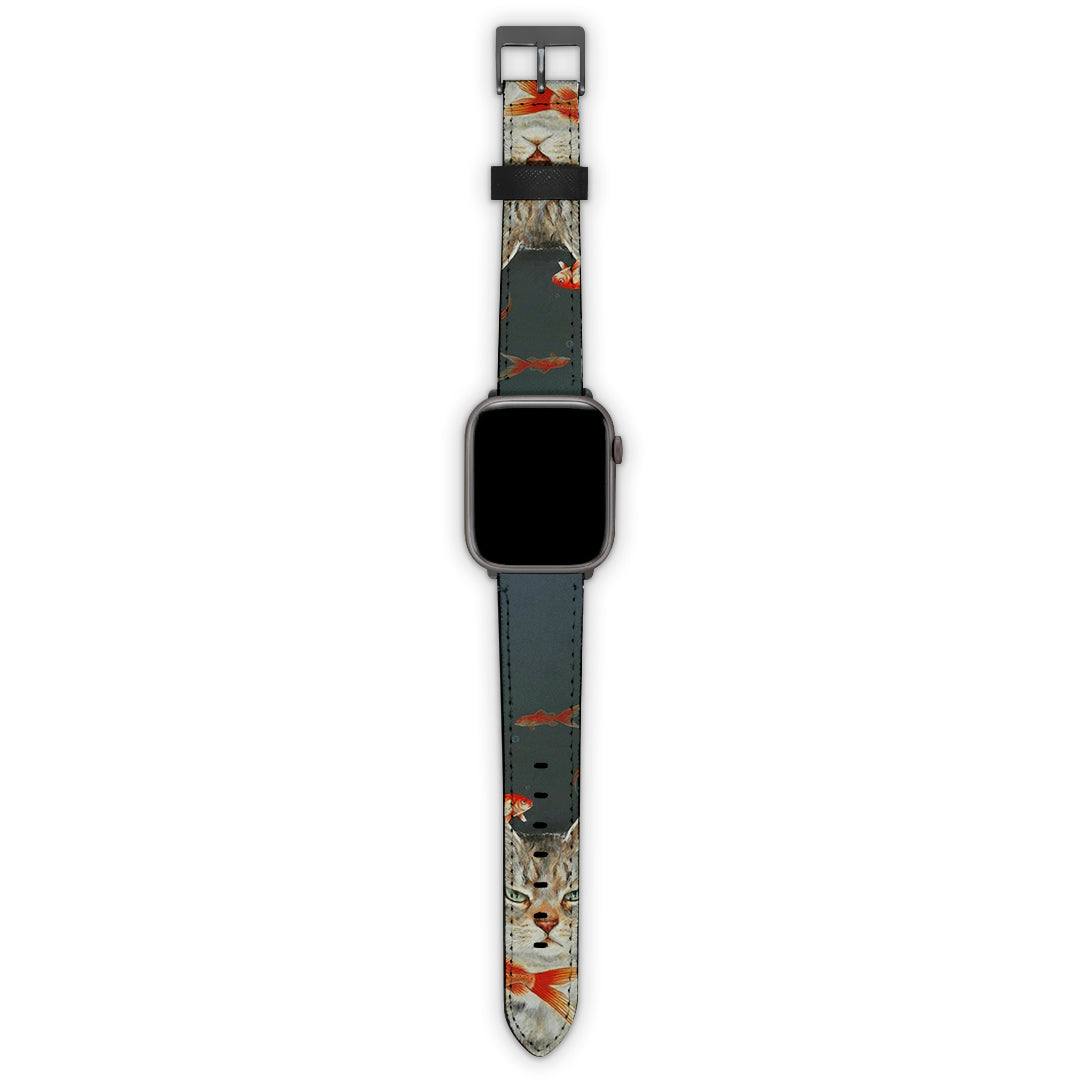 Λουράκι Apple Watch 42/44/45/49mm με χρώμα Cat Goldfish – Smartfits