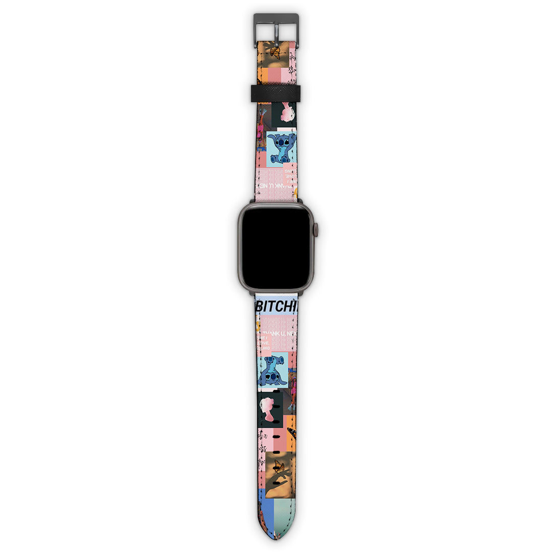 Λουράκι 20mm Samsung / Huawei / Honor / Xiaomi / Garmin με χρώμα Collage Bitchin – Smartfits