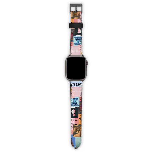 Λουράκι 20mm Samsung / Huawei / Honor / Xiaomi / Garmin με χρώμα Collage Bitchin – Smartfits