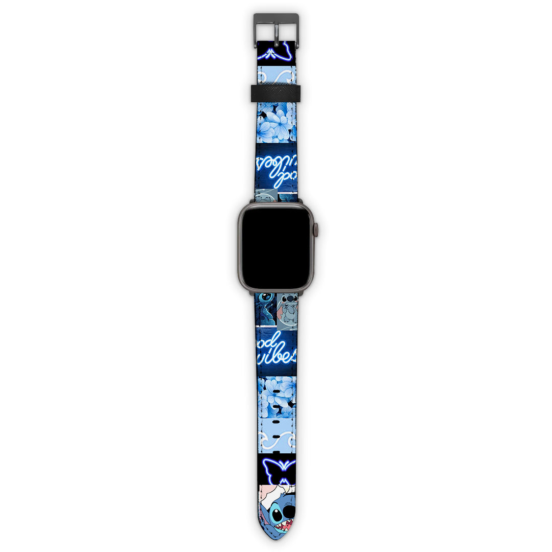 Λουράκι Apple Watch 38/40/41mm με χρώμα Collage Good Vibes – Smartfits