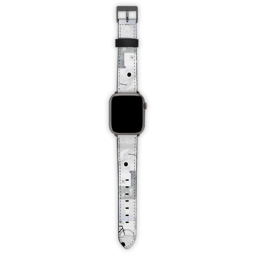 Λουράκι Apple Watch 42/44/45/49mm με χρώμα Collage Make Me Wonder – Smartfits