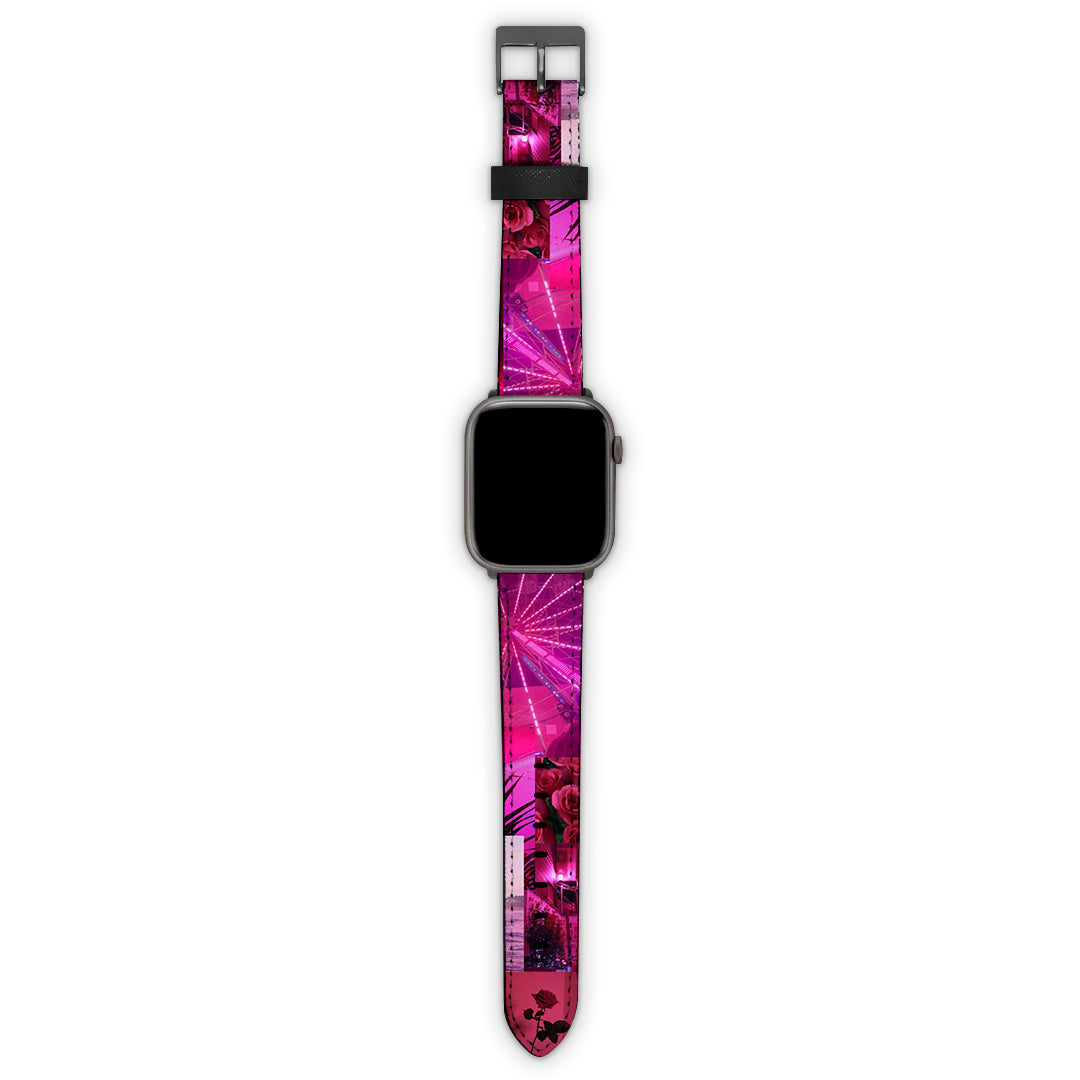 Λουράκι Smartwatch με χρώμα Collage Red Roses – Smartfits