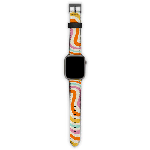 Λουράκι Apple Watch 42/44/45/49mm με χρώμα Colourful Waves – Smartfits