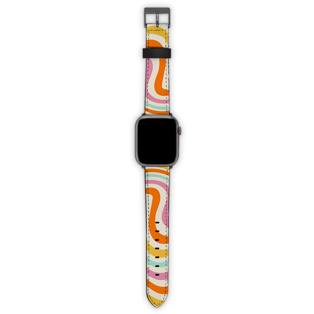 Λουράκι Smartwatch με χρώμα Colourful Waves – Smartfits