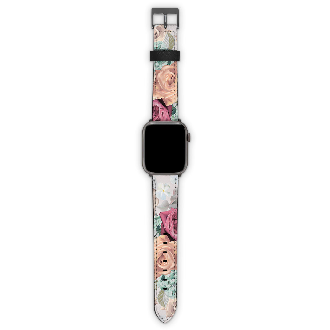 Λουράκι Apple Watch 42/44/45/49mm με χρώμα Floral Bouquet – Smartfits