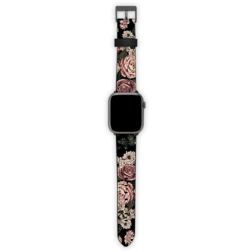 Λουράκι Apple Watch 42/44/45/49mm με χρώμα Flower Wild Roses – Smartfits