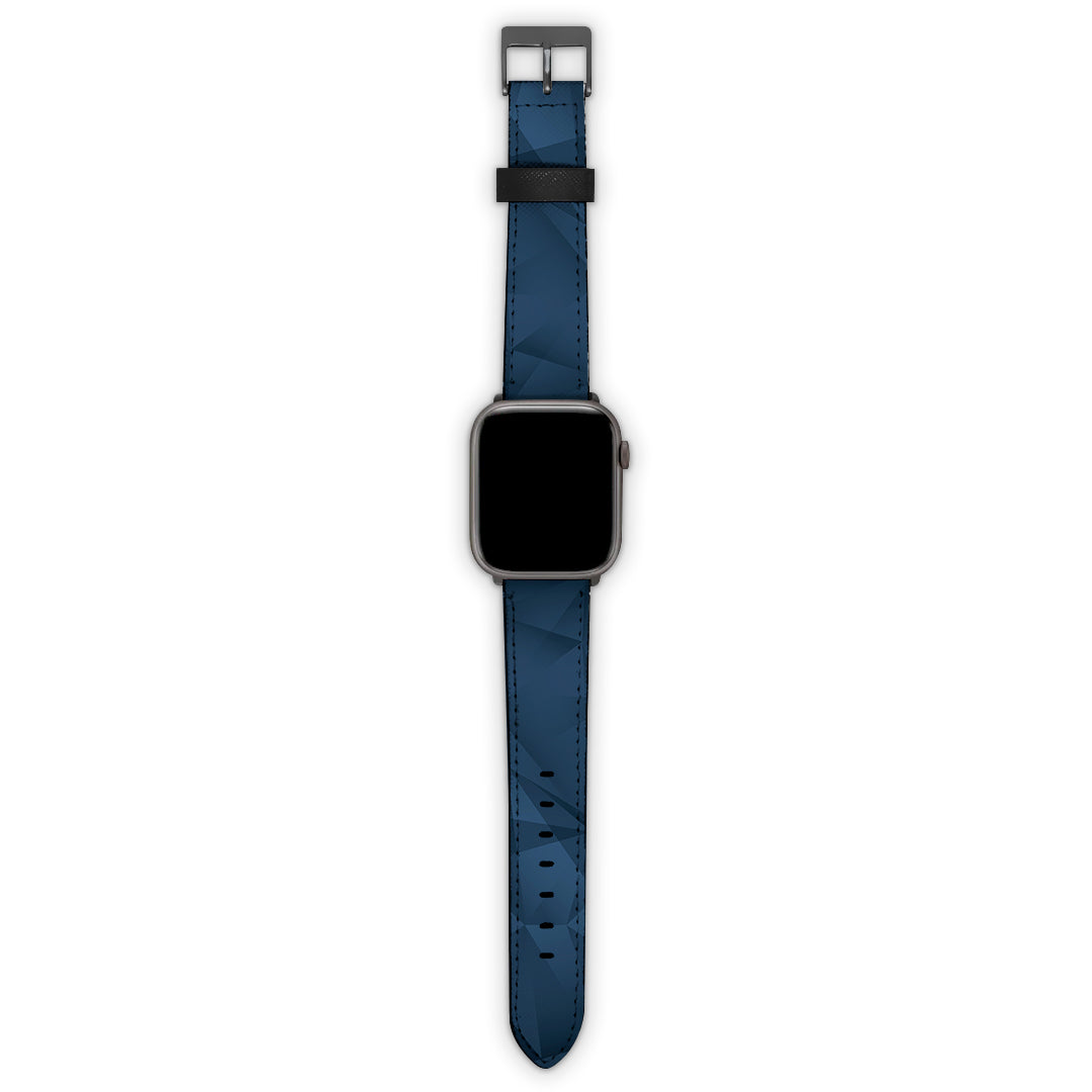 Λουράκι Apple Watch 38/40/41mm με χρώμα Geometric Blue Abstract – Smartfits