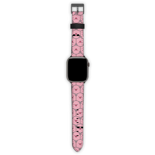 Λουράκι Apple Watch 38/40/41mm με χρώμα Pig Glasses – Smartfits