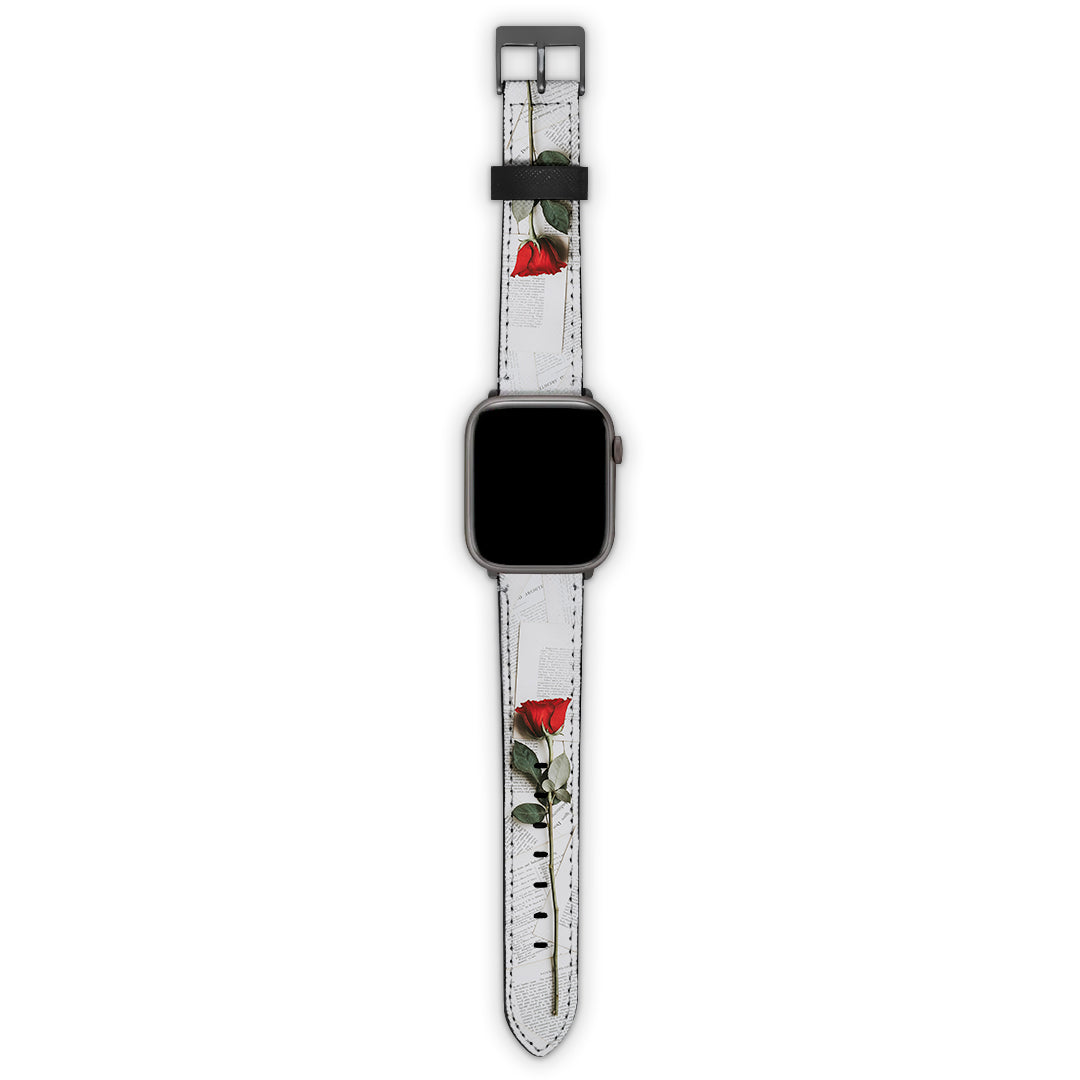Λουράκι Apple Watch 38/40/41mm με χρώμα Red Rose – Smartfits