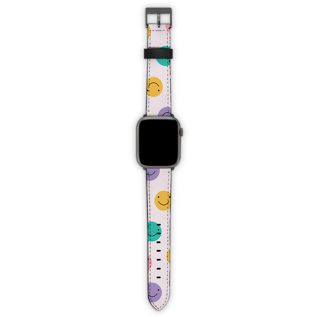 Λουράκι 20mm Samsung / Huawei / Honor / Xiaomi / Garmin με χρώμα Smiley Faces – Smartfits