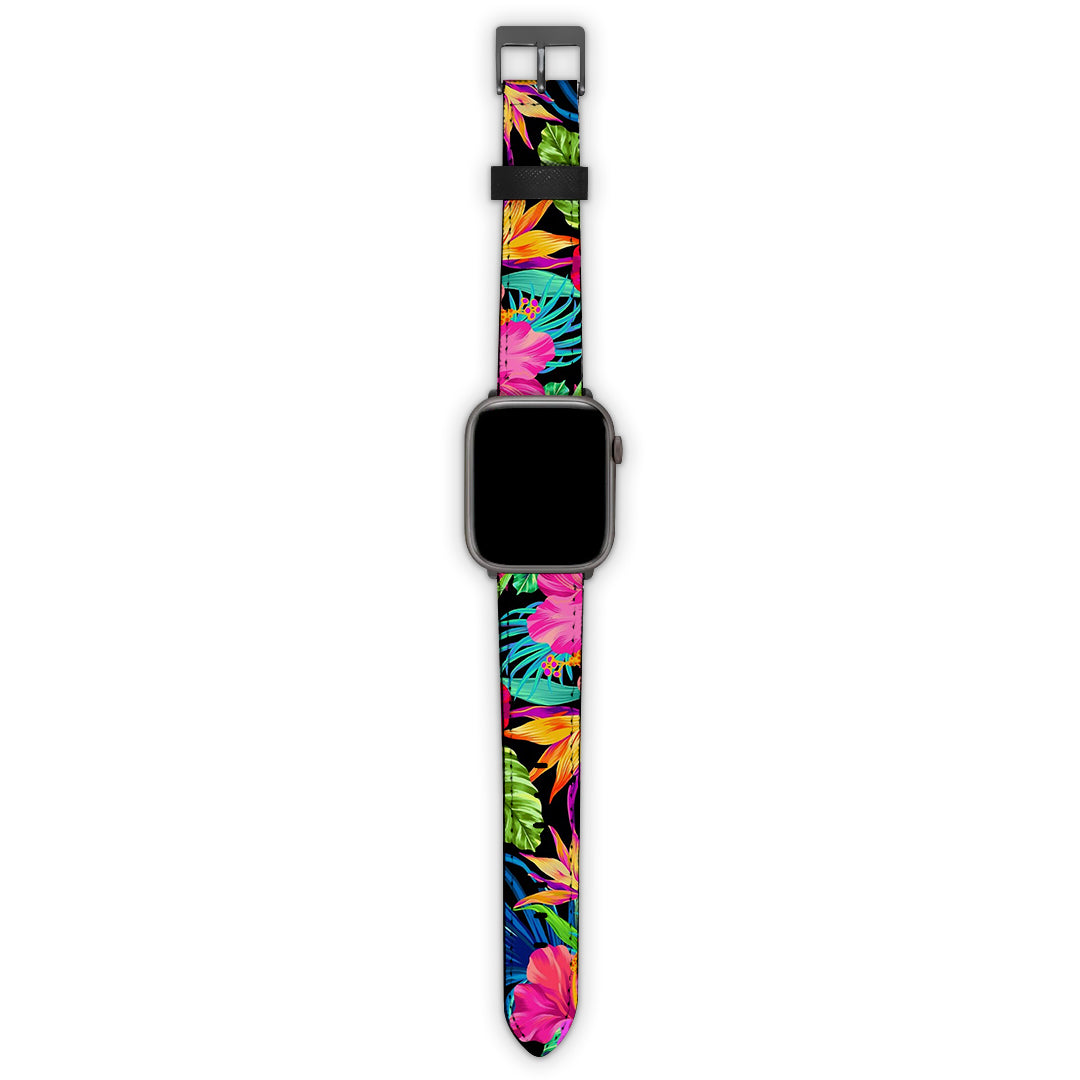 Λουράκι Apple Watch 38/40/41mm με χρώμα Tropical Flowers – Smartfits