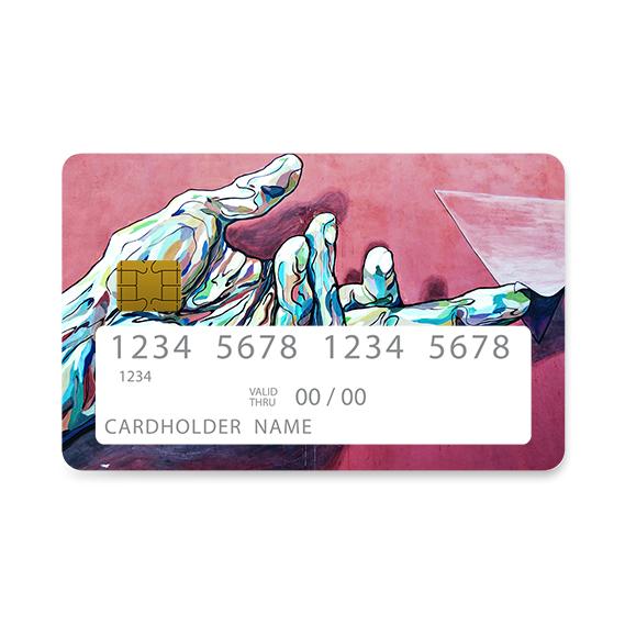 Bank Card Skin with  Argentina Mural design