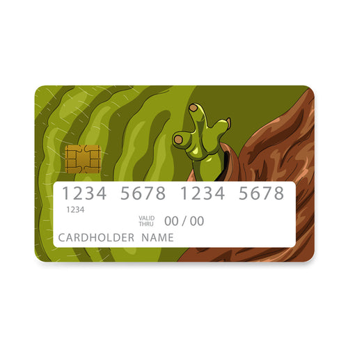 Επικάλυψη Τραπεζικής Κάρτας σε σχέδιο Baby Force σε λευκό φόντο