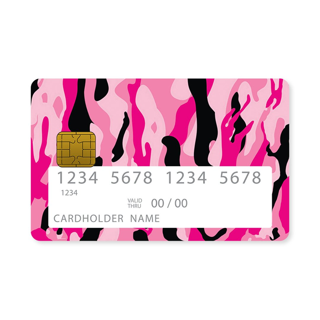 Pink Camo - Επικάλυψη Κάρτας